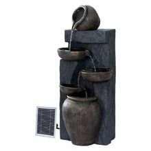 99cm Oasis 5 Tier Solar Fountain